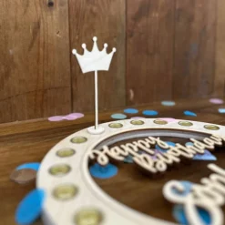 Krone - Stecker für Geburtstagskranz