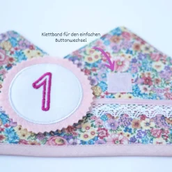 Krone für den Kindergeburtstag, Geburtstagskrone mit Zahlen, Stoffkrone für Kinder, Kinderkrone, Geschenk