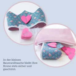 Krone für den Kindergeburtstag, Geburtstagskrone, Krone mit Zahlen, Kindergeburtstagskrone, Geburtstag Mädchen