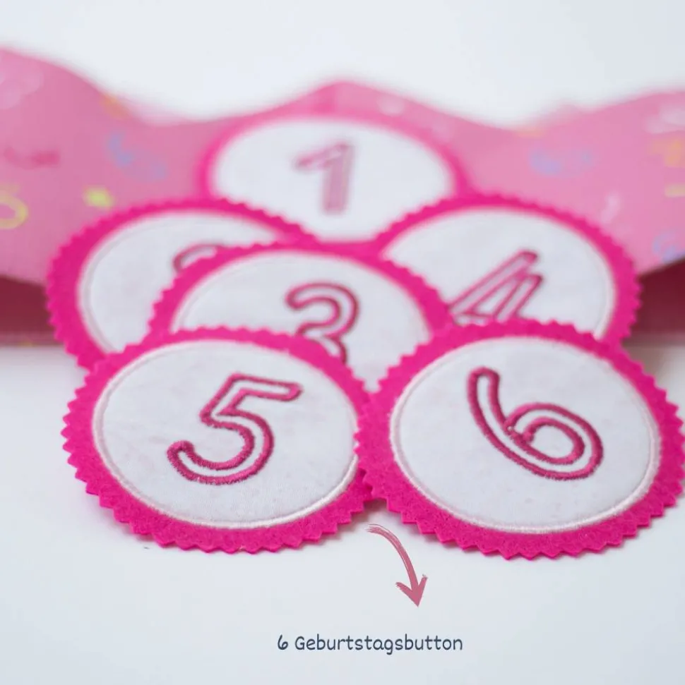 Krone für Kindergeburtstag, Geburtstagskrone, Kinderkrone, DIY Krone, Geburtstag, Geburtstagskrone Mädchen