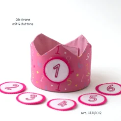 Krone für Kindergeburtstag, Geburtstagskrone, Kinderkrone, DIY Krone, Geburtstag, Geburtstagskrone Mädchen