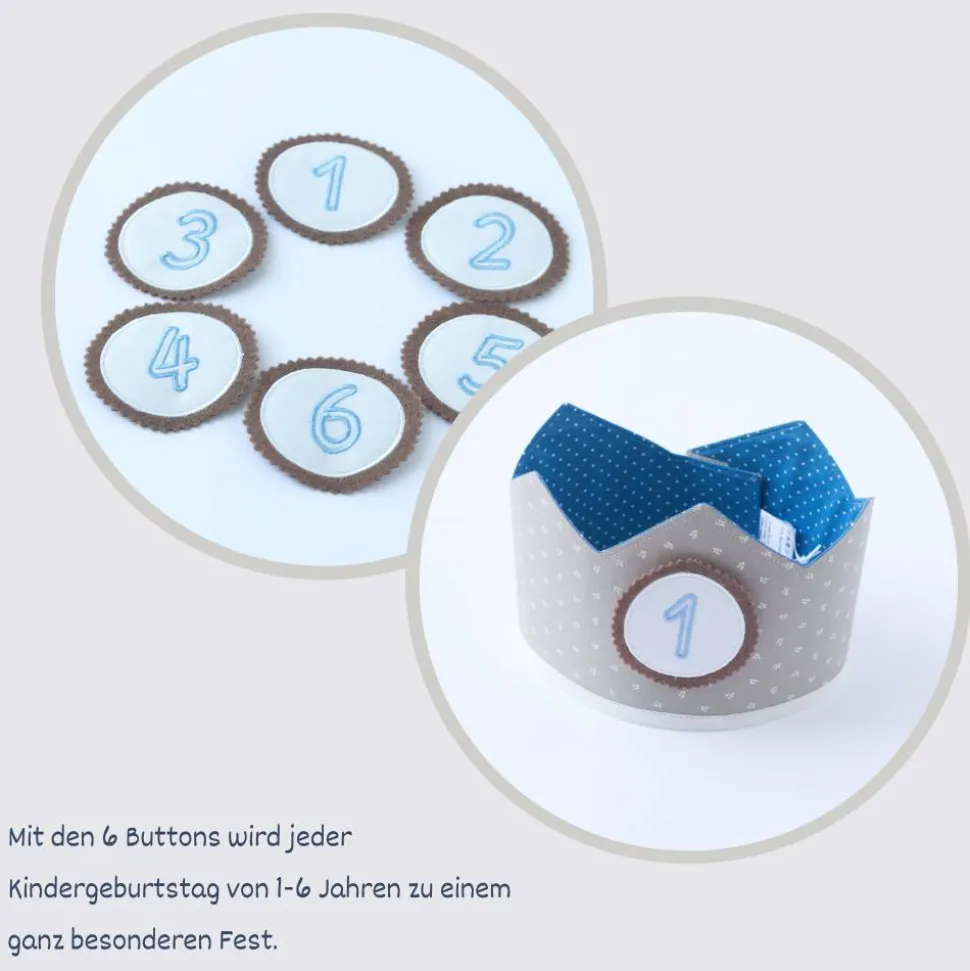 Krone für Kindergeburtstag, Geburtstagskrone mit Zahlen, Kindergeburtstag Krone, Geschenk, gifts for Boys