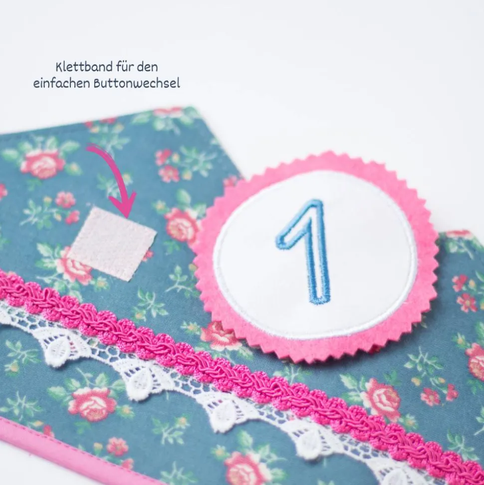 Krone für Kindergeburtstag, Geburtstagskrone mit Zahlen, Krone mit Zahlen, Stoffkrone für Geburtstagsfeiern