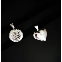 Kropfband mit Medaillon, Dirndlkette, Edelstahl, Auswahl