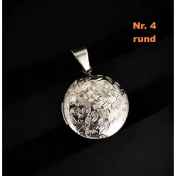 Kropfband mit Medaillon, Dirndlkette, Edelstahl, Auswahl