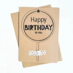 Kuchenstecker aus Acryl I Individualisierbar I Cake Topper I Kuchendeko I Geburtstag I Happy Birthday