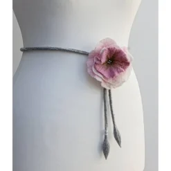 KUNSTBLUME mit Stil, Naturmaterial Wolle, für viele Dekorationsideen, Handmade