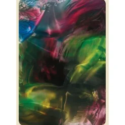 Kunst–Doppelkarte - „Blick in die Tiefe“ - bewusst ohne Textvorgabe - Design  Ulrike Kröll.