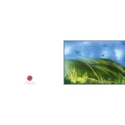 Kunst–Doppelkarte - „Die Ruhe der Weite“ - bewusst ohne Textvorgabe - Design  Ulrike Kröll