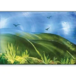 Kunst–Doppelkarte - „Die Ruhe der Weite“ - bewusst ohne Textvorgabe - Design  Ulrike Kröll