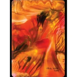 Kunst–Doppelkarte - „Flammenmeer“ - bewusst ohne Textvorgabe - Design  Ulrike Kröll