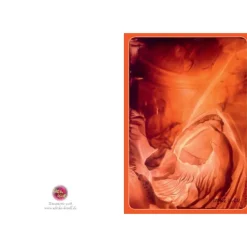 Kunst–Doppelkarte - „Geschlüpft“ - bewusst ohne Textvorgabe - Design  Ulrike Kröll.