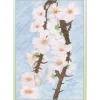 Kunst–Doppelkarte - „Mandelblüte in Spanien“ - bewusst ohne Textvorgabe - Design  Ulrike Kröll