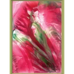 Kunst–Doppelkarte - „Nelkenknospen“ - bewusst ohne Textvorgabe - Design Ulrike Kröll.