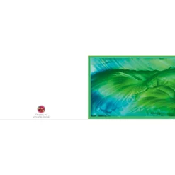 Kunst–Doppelkarte - „Rotierende Flächen“ - bewusst ohne Textvorgabe - Design  Ulrike Kröll