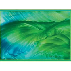 Kunst–Doppelkarte - „Rotierende Flächen“ - bewusst ohne Textvorgabe - Design  Ulrike Kröll