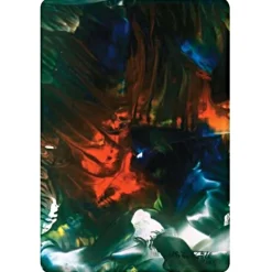 Kunst–Doppelkarte - „Tobendes Gewitter – hautnah“ - bewusst ohne Textvorgabe - Design  Ulrike Kröll.