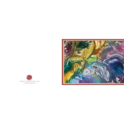 Kunst–Doppelkarte - „Zauberwald 1“ - bewusst ohne Textvorgabe - Design  Ulrike Kröll.