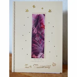 Kunstvoll gestaltete Karte zum Muttertag mit Original Malerei – Design  Ulrike Kröll