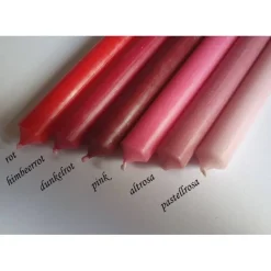 kurze Stabkerzen 10cm lang - 22mm Durchmesser farbig | Geburtstagskerzen