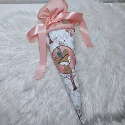 Kurzfristig lieferbar - Geschwister Schultüte, 35 cm groß, mit Stickerei