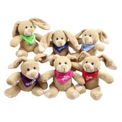 Kuschelhase mit Namen - Kuscheltier Hase personalisiert -Kuscheltier mit Wunschbeschriftung- Ostergeschenk Geschenk