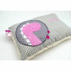 Kuschelkissen Dino Dinosaurier Wunschnamen Taufkissen Geburtskissen - Schmusekissen Kissen mit Namen