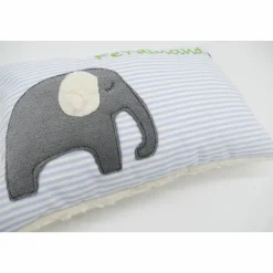 Kuschelkissen Elefant Elefanten Wunschnamen Taufkissen Geburtskissen - Schmusekissen Kissen mit Namen