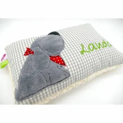 Kuschelkissen  Hund Labrador Retriever  Wunschnamen Taufkissen Geburtskissen - Schmusekissen Kissen mit Namen