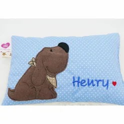 Kuschelkissen  Hund Labrador Retriever  Wunschnamen Taufkissen Geburtskissen - Schmusekissen Kissen mit Namen