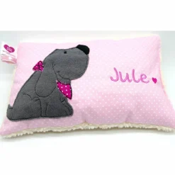 Kuschelkissen  Hund Labrador Retriever  Wunschnamen Taufkissen Geburtskissen - Schmusekissen Kissen mit Namen