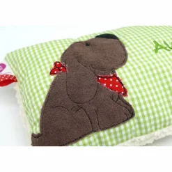 Kuschelkissen  Hund Labrador Retriever  Wunschnamen Taufkissen Geburtskissen - Schmusekissen Kissen mit Namen