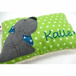 Kuschelkissen  Hund Labrador Retriever  Wunschnamen Taufkissen Geburtskissen - Schmusekissen Kissen mit Namen