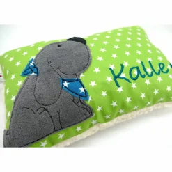 Kuschelkissen  Hund Labrador Retriever  Wunschnamen Taufkissen Geburtskissen - Schmusekissen Kissen mit Namen