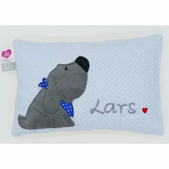 Kuschelkissen  Hund Labrador Retriever  Wunschnamen Taufkissen Geburtskissen - Schmusekissen Kissen mit Namen