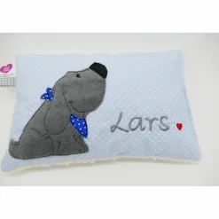 Kuschelkissen  Hund Labrador Retriever  Wunschnamen Taufkissen Geburtskissen - Schmusekissen Kissen mit Namen