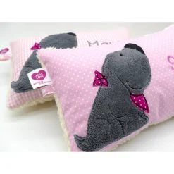 Kuschelkissen  Hund Labrador Retriever  Wunschnamen Taufkissen Geburtskissen - Schmusekissen Kissen mit Namen