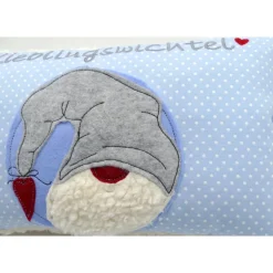 Kuschelkissen Wichtel Tomte Zwerg Rentier Rednose Elch Reh Rudolph Nikolaus - Weihnachten- Kissen mit Namen