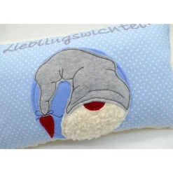 Kuschelkissen Wichtel Tomte Zwerg Rentier Rednose Elch Reh Rudolph Nikolaus - Weihnachten- Kissen mit Namen