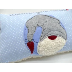 Kuschelkissen Wichtel Tomte Zwerg Rentier Rednose Elch Reh Rudolph Nikolaus - Weihnachten- Kissen mit Namen