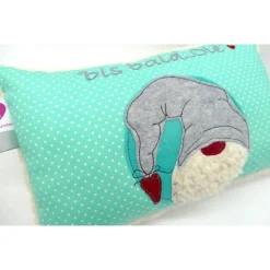 Kuschelkissen Wichtel Tomte Zwerg Rentier Rednose Elch Reh Rudolph Nikolaus - Weihnachten- Kissen mit Namen