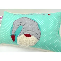 Kuschelkissen Wichtel Tomte Zwerg Rentier Rednose Elch Reh Rudolph Nikolaus - Weihnachten- Kissen mit Namen