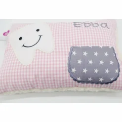 Kuschelkissen  Zahnfeekissen Zahnfee  Wunschnamen Taufkissen Geburtskissen - Schmusekissen Kissen mit Namen