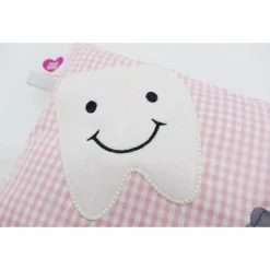 Kuschelkissen  Zahnfeekissen Zahnfee  Wunschnamen Taufkissen Geburtskissen - Schmusekissen Kissen mit Namen