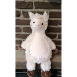Lama - Kuscheltier individuell bestickt zur Geburt, Taufe, Geburtstag oder weiteren Anlässe