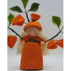 Lampionblume - Physalis  - Blumenkind - Jahreszeitentisch - Waldorf Art- Art.Nr. HE31