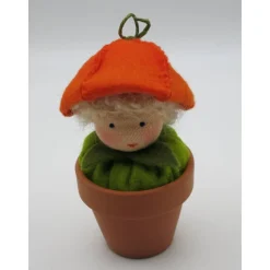 Lampionblume im Töpfchen - Physalis  - Blumenkind - Jahreszeitentisch - Waldorf Art - Art.Nr. HE3