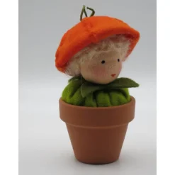 Lampionblume im Töpfchen - Physalis  - Blumenkind - Jahreszeitentisch - Waldorf Art - Art.Nr. HE3