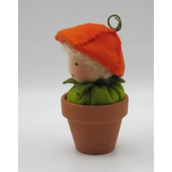 Lampionblume im Töpfchen - Physalis  - Blumenkind - Jahreszeitentisch - Waldorf Art - Art.Nr. HE3