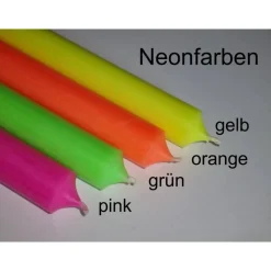 lange Stabkerzen 18cm lang - 22mm Durchmesser farbig | Geburtstagskerzen | Kerzen